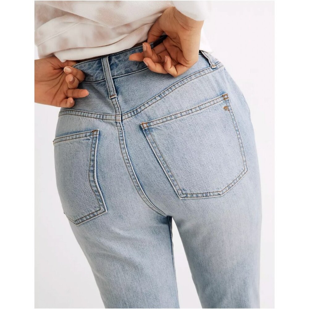 Madewell Womens $128 Curvy Perfect Vintage Jean Fitzgerald Wash Size 25 K7526 - Picture 3 of 8